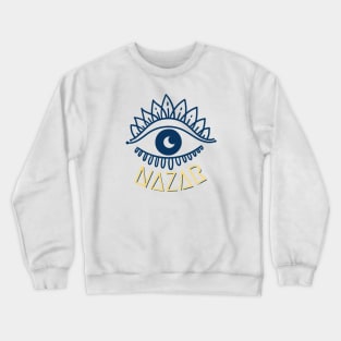 Evil Eye - Ornate Nazar Crewneck Sweatshirt